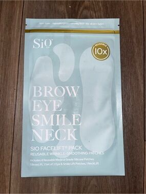 Sio Brow Eye Smile Neck Reusable Facelift Pack – Light Aqua